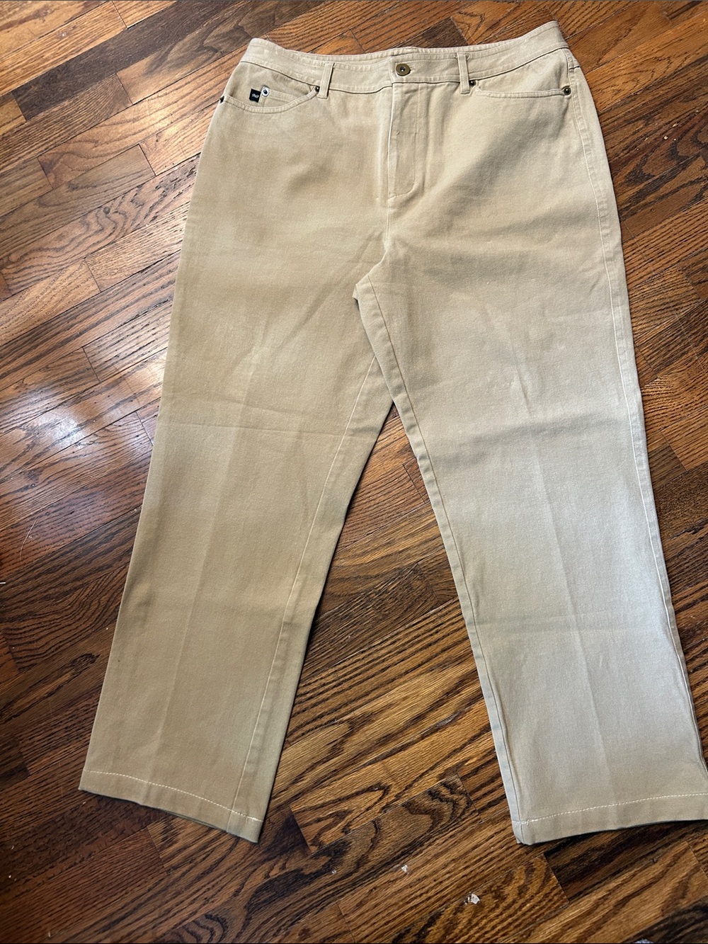 Peck & Peck Women’s Classic Straight Fit Pants - Khaki